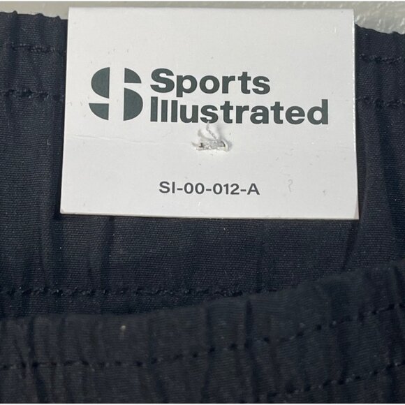 Sports Illustrated Mens 9" Volley Swim Trunk Large Quick Drying Black - Picture 9 of 12